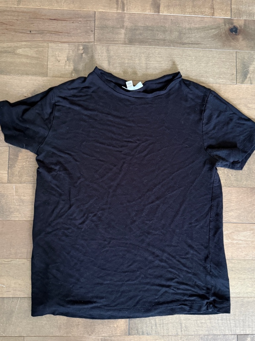 Prologue Black Short Sleeve Crewneck Tee